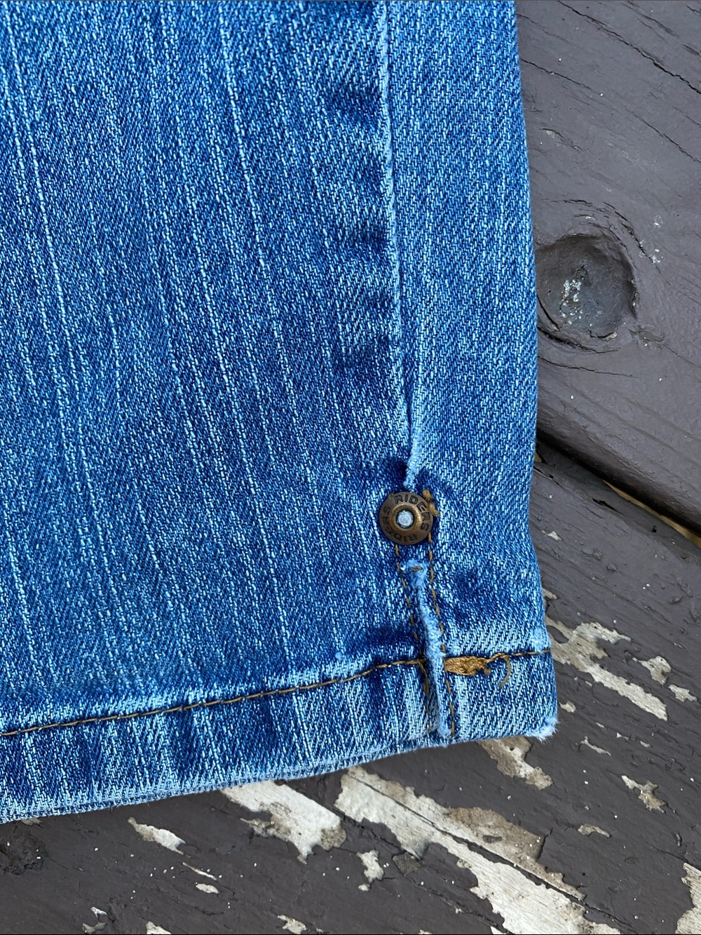 Women's Blue Denim Capris - Classic Casual Fit size 18 M - Picture 3 of 7